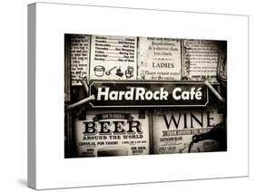 Beer and Wine Antique Enamelled Signs - Postcode Area Signs - Wall Signs - Notting Hill - London-Philippe Hugonnard-Stretched Canvas