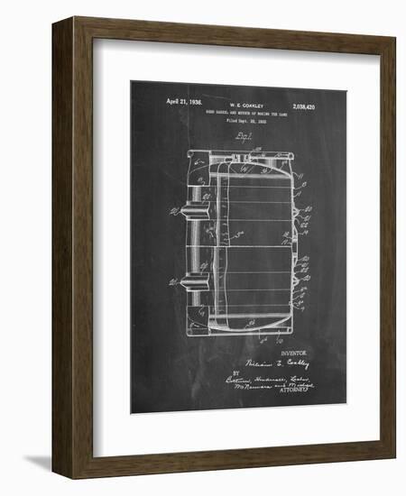 Beer Barrel Patent-Cole Borders-Framed Art Print