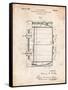 Beer Barrel Patent-Cole Borders-Framed Stretched Canvas