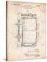 Beer Barrel Patent-Cole Borders-Stretched Canvas
