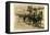 Beer Barrel Wagon-null-Framed Stretched Canvas