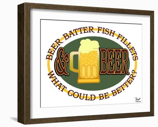 Beer Batter Fish Fillets-Mark Frost-Framed Giclee Print