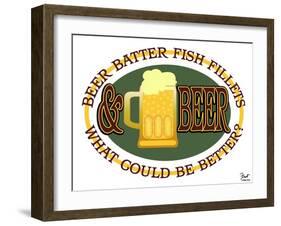 Beer Batter Fish Fillets-Mark Frost-Framed Giclee Print