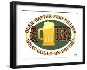 Beer Batter Fish Fillets-Mark Frost-Framed Giclee Print