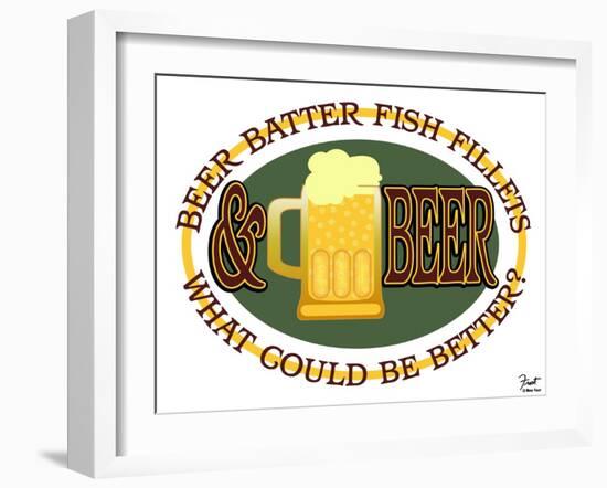Beer Batter Fish Fillets-Mark Frost-Framed Giclee Print