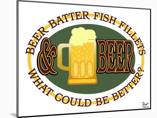 Beer Batter Fish Fillets-Mark Frost-Mounted Giclee Print