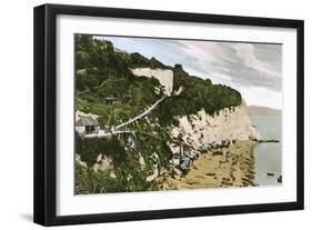 Beer Beach, Devon, Early 20th Century-null-Framed Giclee Print