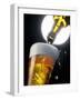 Beer Being Poured into a Glass-null-Framed Photographic Print