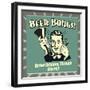 Beer Bongs! Better Drinking Through Gravity!-Retrospoofs-Framed Premium Giclee Print