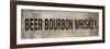 Beer Bourbon Whiskey-null-Framed Art Print