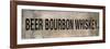 Beer Bourbon Whiskey-null-Framed Art Print