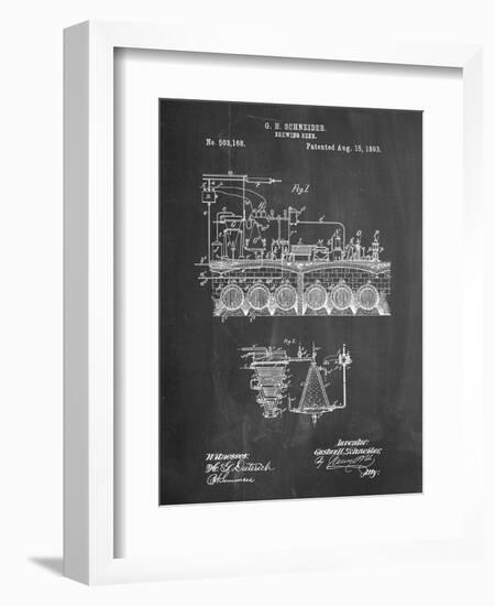 Beer Brewing Science 1893 Patent-Cole Borders-Framed Art Print