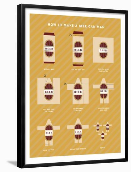 Beer Can Man-null-Framed Poster