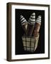 Beer Case Model Containing Three Vessels-null-Framed Giclee Print