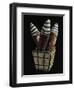 Beer Case Model Containing Three Vessels-null-Framed Giclee Print