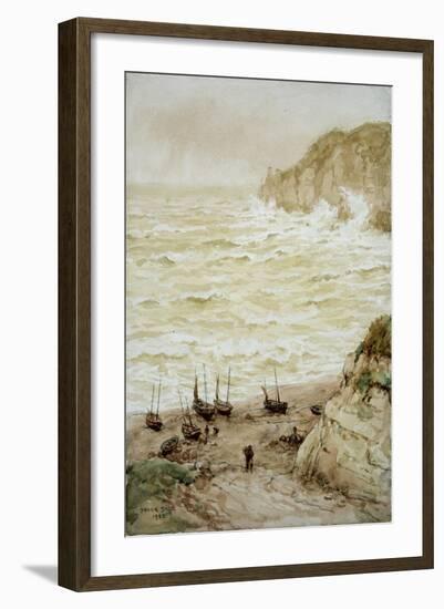 Beer Cove in a Storm, 1922-Frank Dadd-Framed Giclee Print