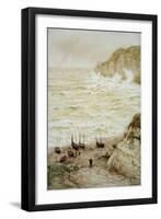 Beer Cove in a Storm, 1922-Frank Dadd-Framed Giclee Print