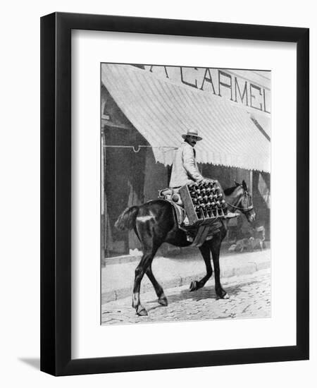 Beer Delivery, Valparaiso, Chile, 1922-Allan-Framed Premium Giclee Print