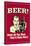 Beer Drink All You Want They Make More Funny Retro Poster-Retrospoofs-Stretched Canvas