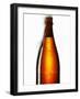 Beer Frothing Out of Bottle-Kröger & Gross-Framed Photographic Print