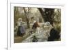 Beer Garden, about 1895-Arthur Langhammer-Framed Giclee Print