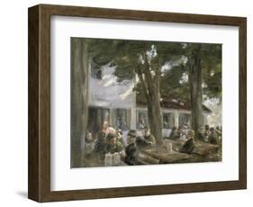 Beer Garden in Brannenburg, 1896-Max Liebermann-Framed Giclee Print