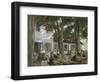 Beer Garden in Brannenburg, 1896-Max Liebermann-Framed Giclee Print