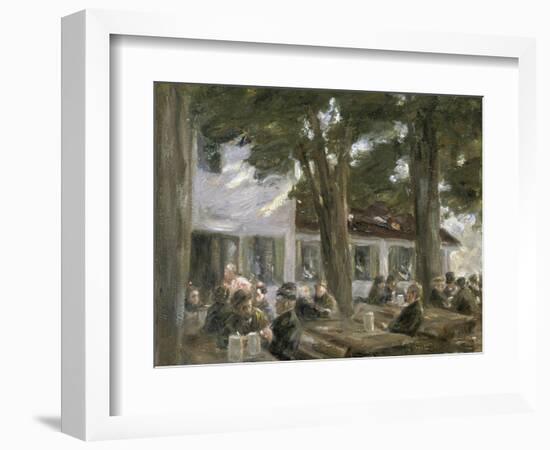 Beer Garden in Brannenburg, 1896-Max Liebermann-Framed Giclee Print