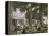 Beer Garden in Brannenburg, 1896-Max Liebermann-Stretched Canvas