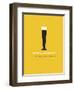 Beer Glass Yellow-NaxArt-Framed Art Print