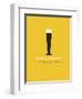 Beer Glass Yellow-NaxArt-Framed Art Print