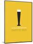 Beer Glass Yellow-NaxArt-Mounted Art Print