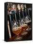 Beer Glasses at the Broggeriet Brewery in Sonderborg, Jutland, Denmark, Scandinavia, Europe-Yadid Levy-Framed Stretched Canvas