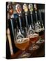 Beer Glasses at the Broggeriet Brewery in Sonderborg, Jutland, Denmark, Scandinavia, Europe-Yadid Levy-Stretched Canvas