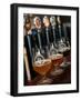 Beer Glasses at the Broggeriet Brewery in Sonderborg, Jutland, Denmark, Scandinavia, Europe-Yadid Levy-Framed Photographic Print