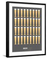 Beer Glasses Poster-NaxArt-Framed Art Print