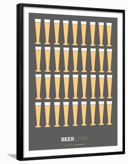 Beer Glasses Poster-NaxArt-Framed Art Print