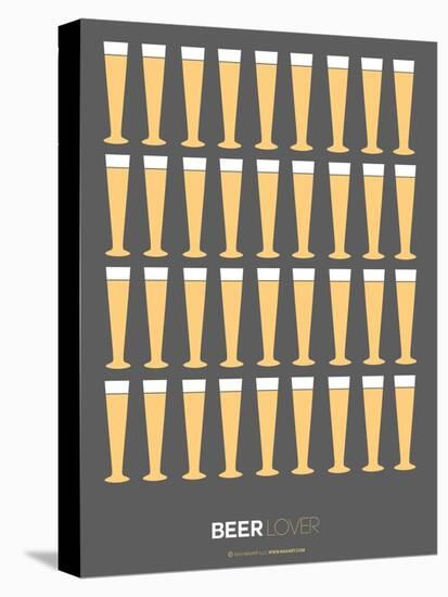 Beer Glasses Poster-NaxArt-Stretched Canvas