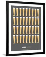Beer Glasses Poster-NaxArt-Framed Art Print