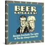 Beer Goggles! Because Eventually the Lights in the Bar Always Come On!-Retrospoofs-Stretched Canvas