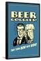 Beer Goggles They Turn Bow Into Wow Funny Retro Poster-Retrospoofs-Framed Poster