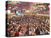 Beer Hall at the Stuttgart Beer Festival, Cannstatter Wasen, Stuttgart, Baden-Wurttemberg, Germany,-Michael DeFreitas-Stretched Canvas