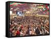 Beer Hall at the Stuttgart Beer Festival, Cannstatter Wasen, Stuttgart, Baden-Wurttemberg, Germany,-Michael DeFreitas-Framed Stretched Canvas