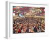 Beer Hall at the Stuttgart Beer Festival, Cannstatter Wasen, Stuttgart, Baden-Wurttemberg, Germany,-Michael DeFreitas-Framed Photographic Print