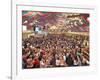 Beer Hall at the Stuttgart Beer Festival, Cannstatter Wasen, Stuttgart, Baden-Wurttemberg, Germany,-Michael DeFreitas-Framed Photographic Print