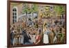 Beer Hall Scene, Germany-German School-Framed Giclee Print