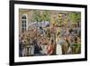 Beer Hall Scene, Germany-German School-Framed Giclee Print