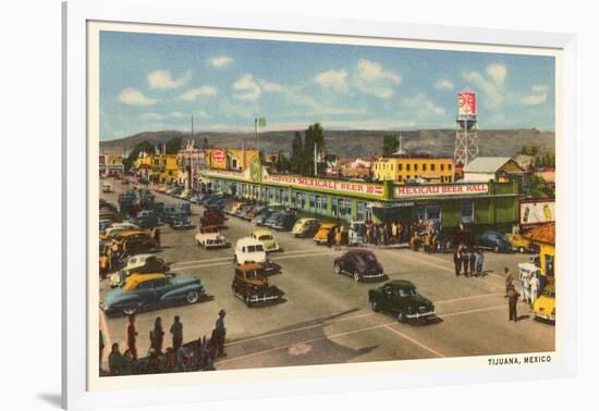 Beer Hall, Tijuana, Mexico-null-Framed Art Print