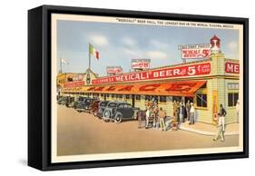 Beer Hall, Tijuana, Mexico-null-Framed Stretched Canvas