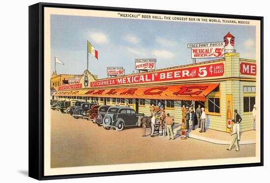 Beer Hall, Tijuana, Mexico-null-Framed Stretched Canvas